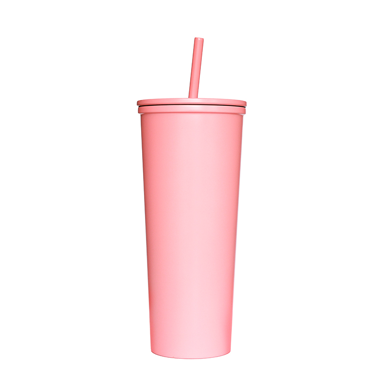 32oz 不锈钢保温大号吸管盖冰咖啡杯